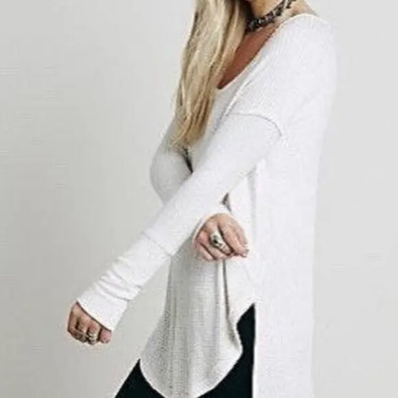 Free People Ventura Thermal Tunic white | Small - Picture 2 of 5